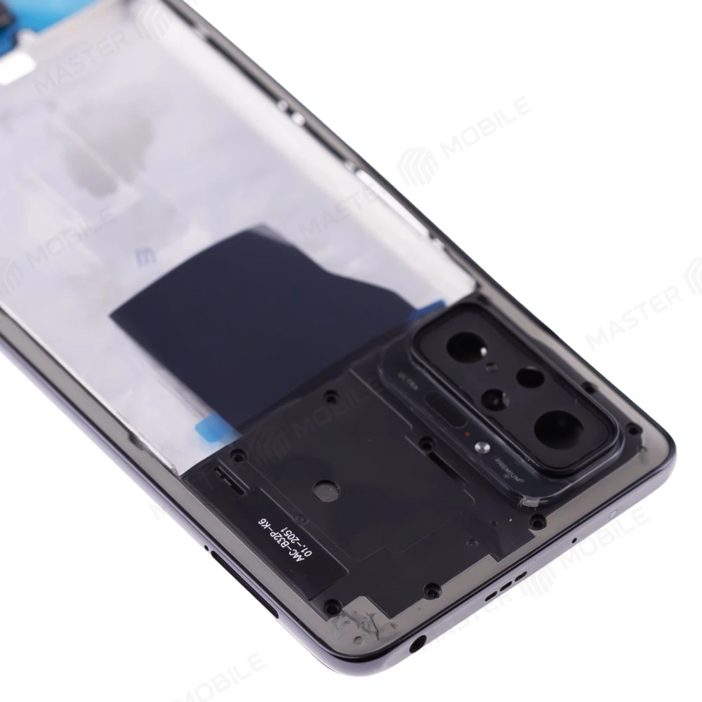 Рамка дисплея для Xiaomi Redmi Note 10 Pro 4G (M2101K6G) (черный) фото №3