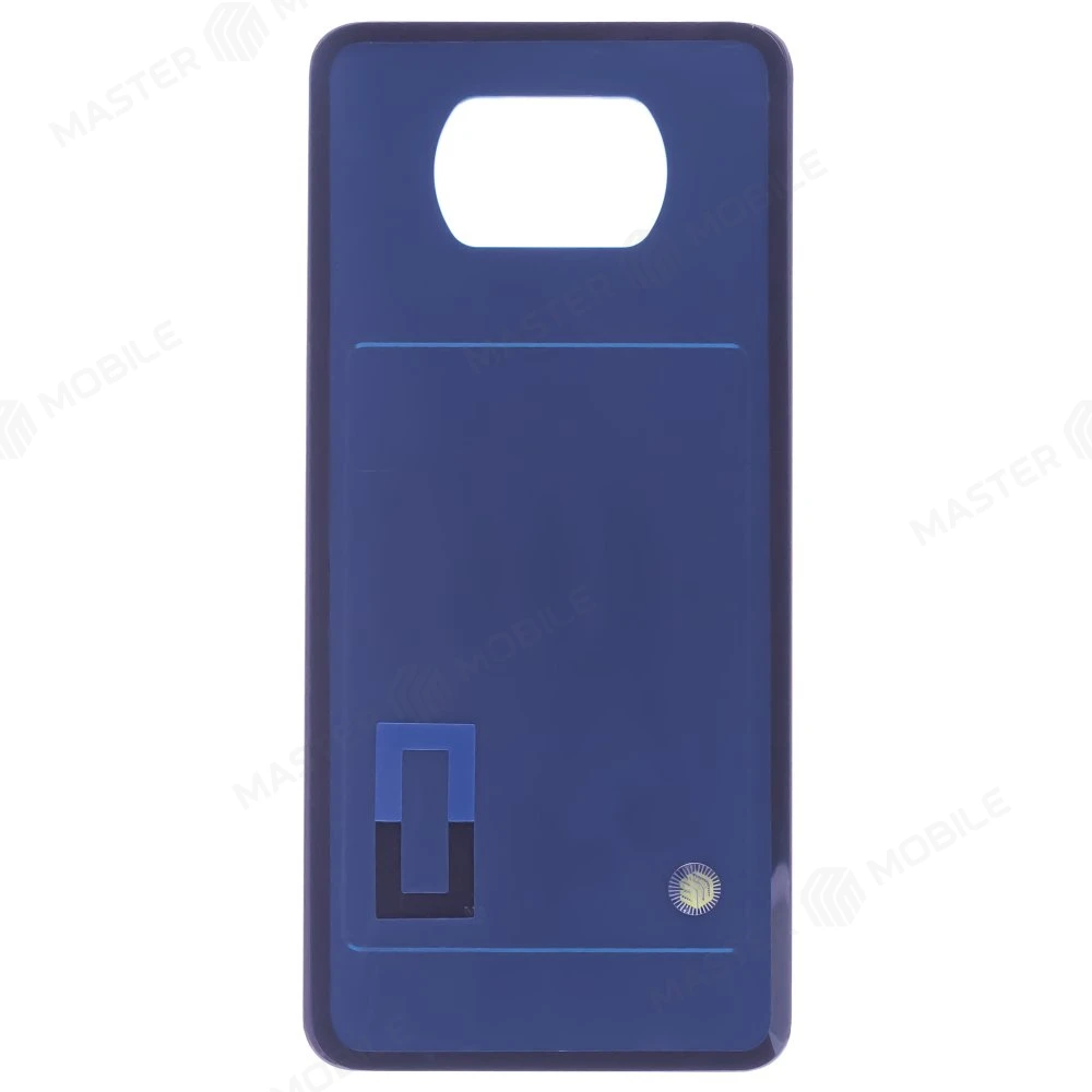 Задняя крышка для Xiaomi Poco X3 / Poco X3 NFC (M2007J20CG) / Poco X3 Pro (M2102J20SG) (черный) фото №2