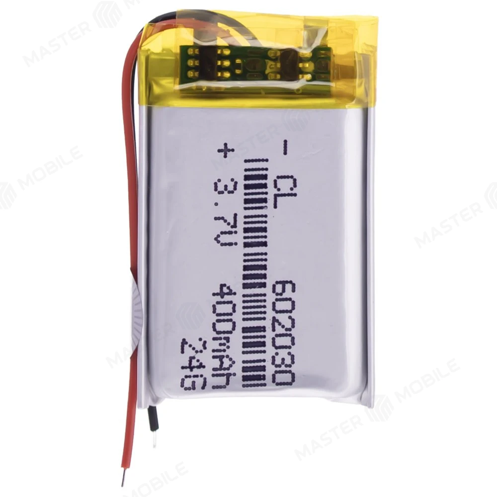 Аккумулятор универсальный 300 mAh (6*20*30 mm) (602030P) фото №1