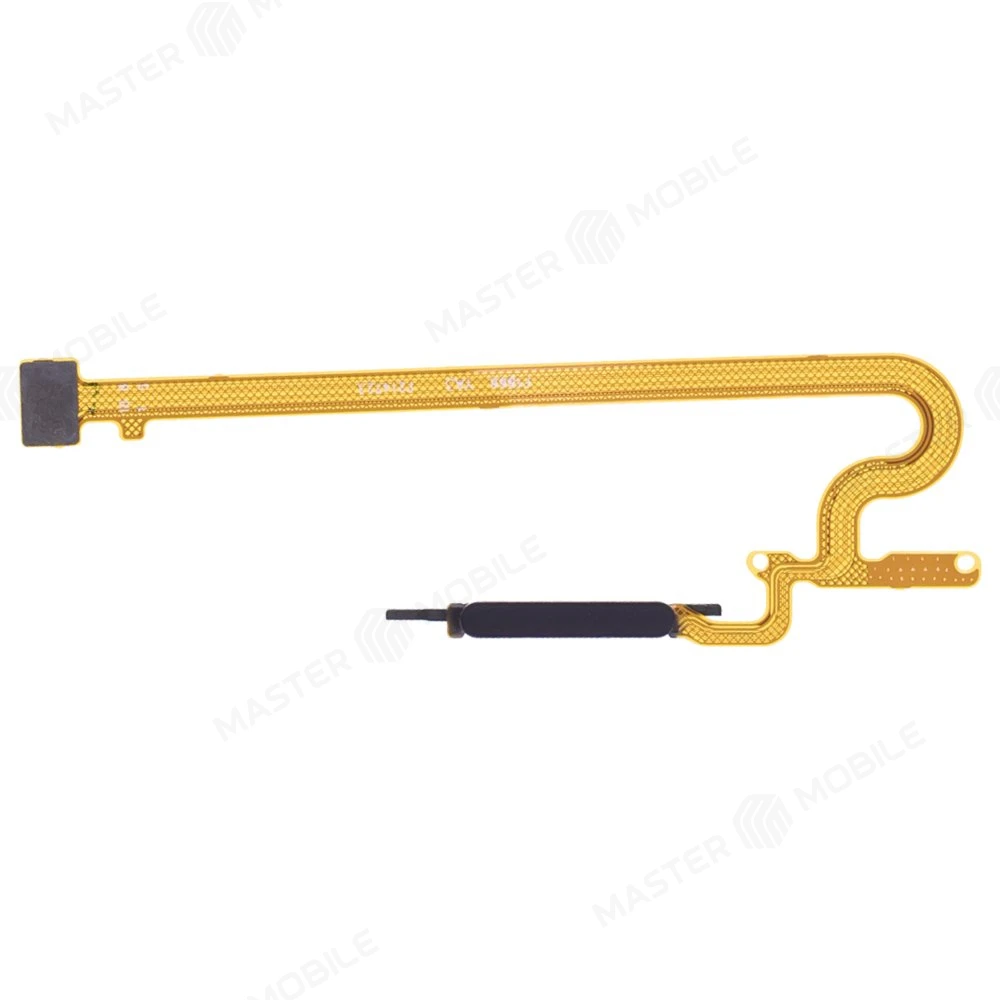 Шлейф для Vivo Y35 4G (V2205) с комп. + сканер отпечатка пальца (черный)  фото №1