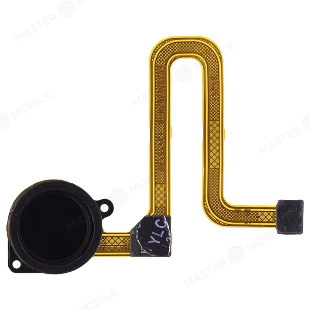 Шлейф для Xiaomi Redmi 10C (220333QNY) / Poco C40 (220333QPG) с комп. + сканер отпечатка пальца (черный)  фото №1