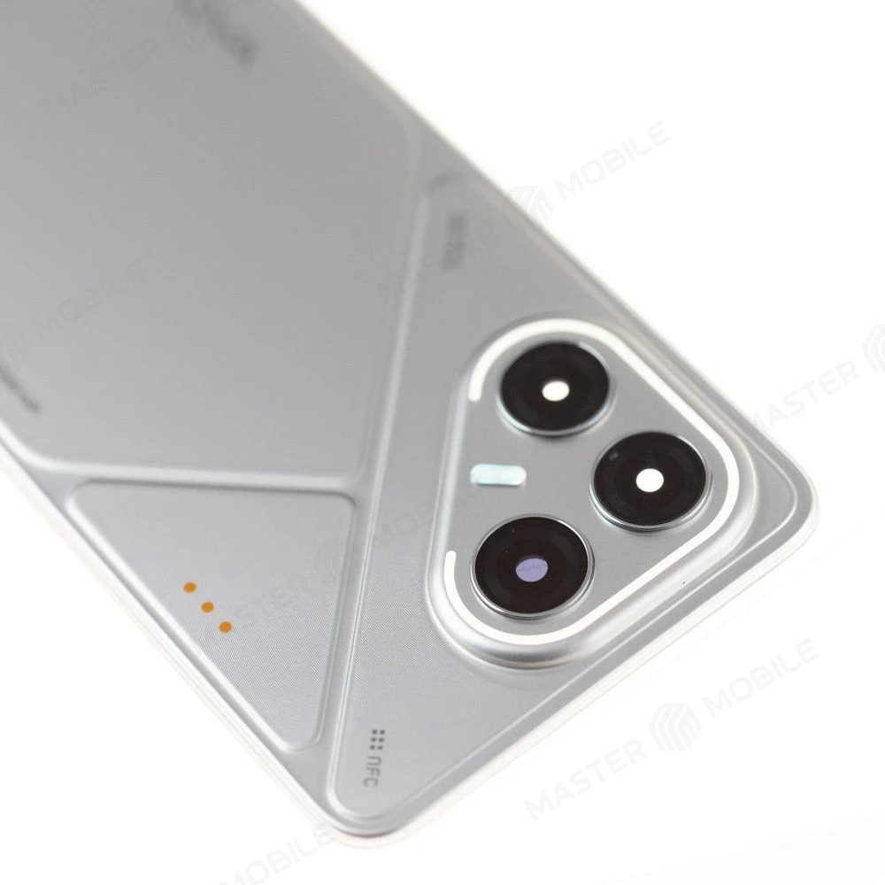 Задняя крышка для Tecno Pova 7 5G (LJ7) (серый) (в сборе со стеклом камеры) фото №3