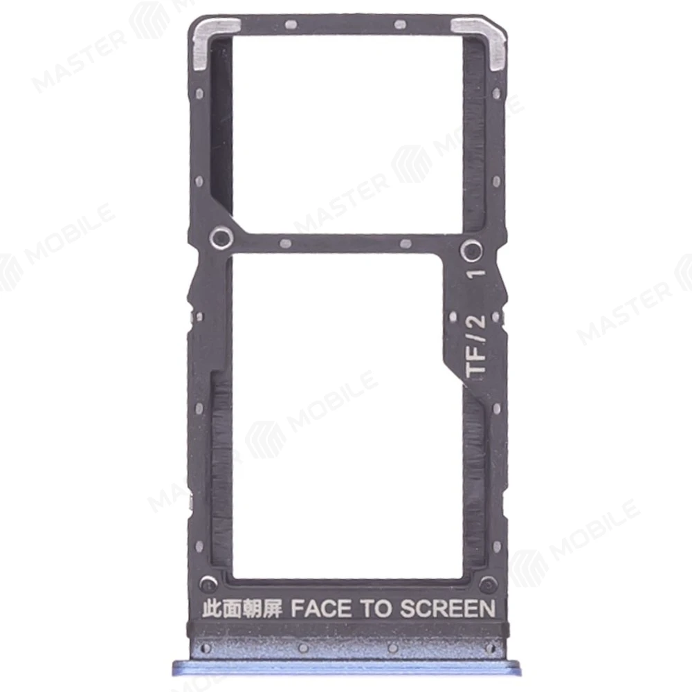 Держатель сим-карты для Xiaomi Redmi Note 10T 5G (M2103K19Y) (синий)  фото №1