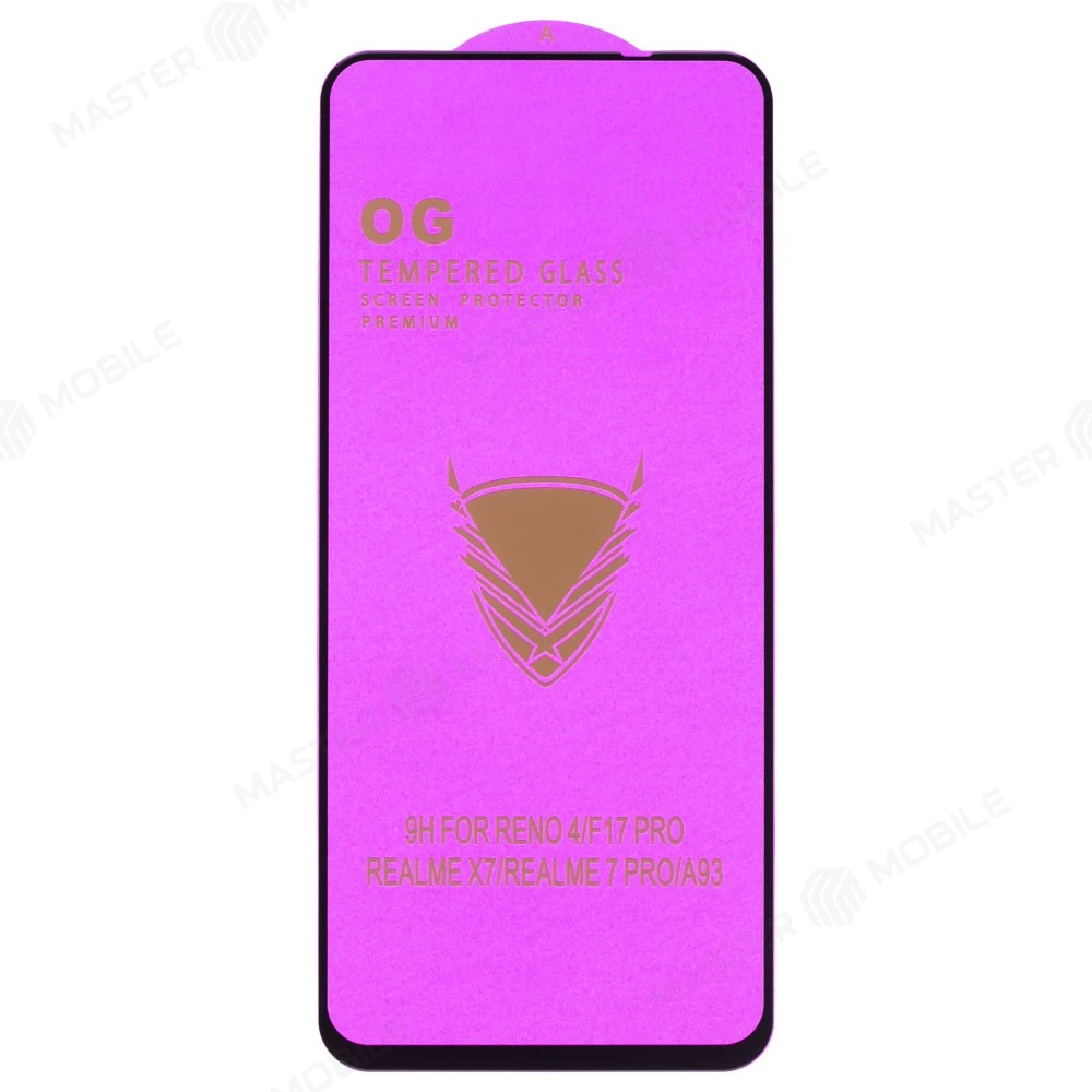 Защитное стекло OG Glass (3 в 1) для OPPO Reno 5 Lite (CPH2205) (черный) фото №1