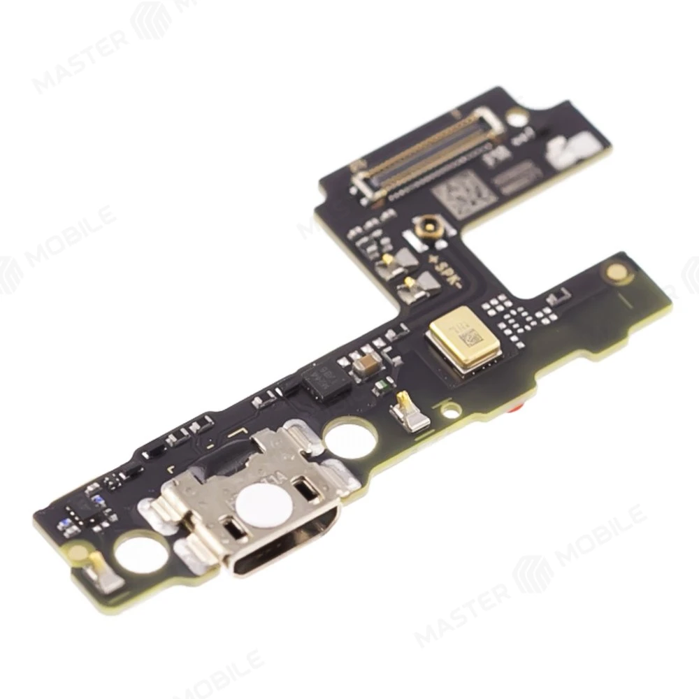 Нижняя плата для Xiaomi Mi Play (M1901F9E) с комп. + разъем зарядки + микрофон (ORIG100)  фото №3