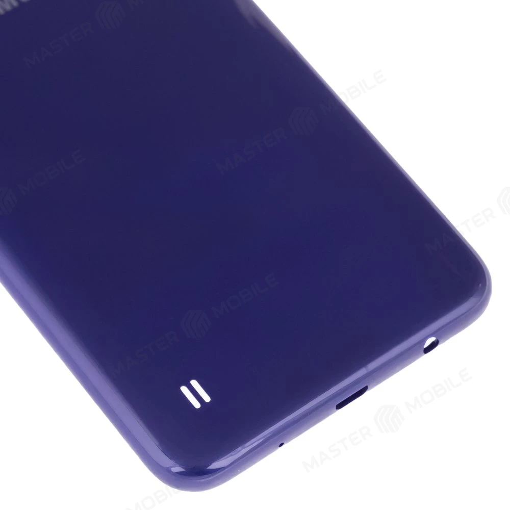 Задняя крышка для Samsung A105 Galaxy A10 (синий) (в сборе со стеклом камеры) фото №4