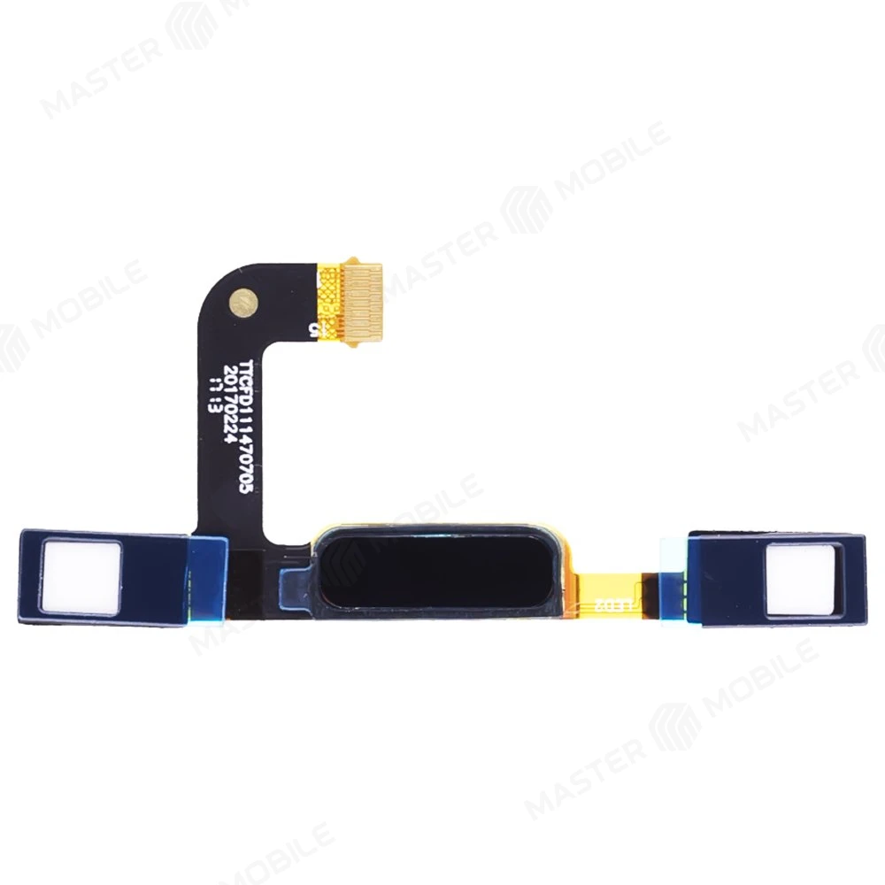 Шлейф для Nokia 5 (TA-1053) с комп. + сканер отпечатка пальца (черный)  фото №1