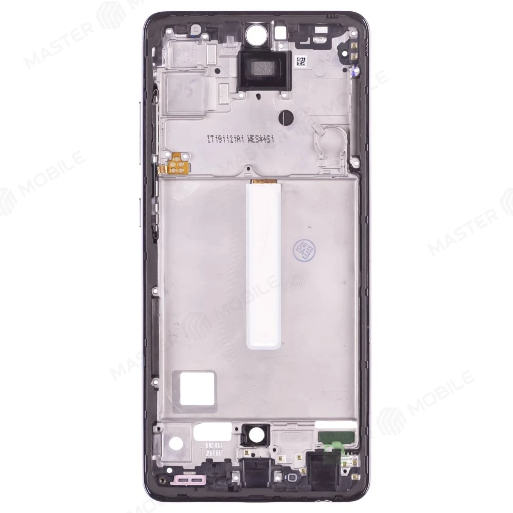 Рамка дисплея для Samsung A528 Galaxy A52s (черный) фото №2