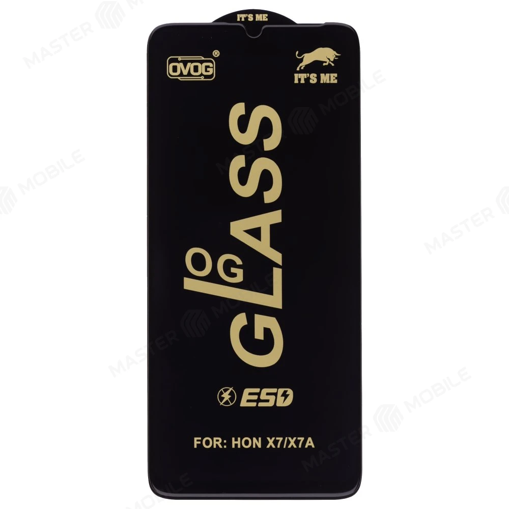 Защитное стекло OG Glass для Huawei Honor X7 (CMA-LX1) (черный) фото №1