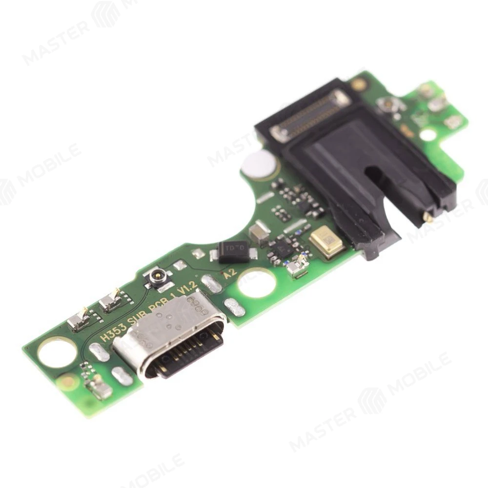 Нижняя плата для Tecno Spark 30 5G (KL8) с комп. + разъем зарядки + микрофон (ORIG100)  фото №3