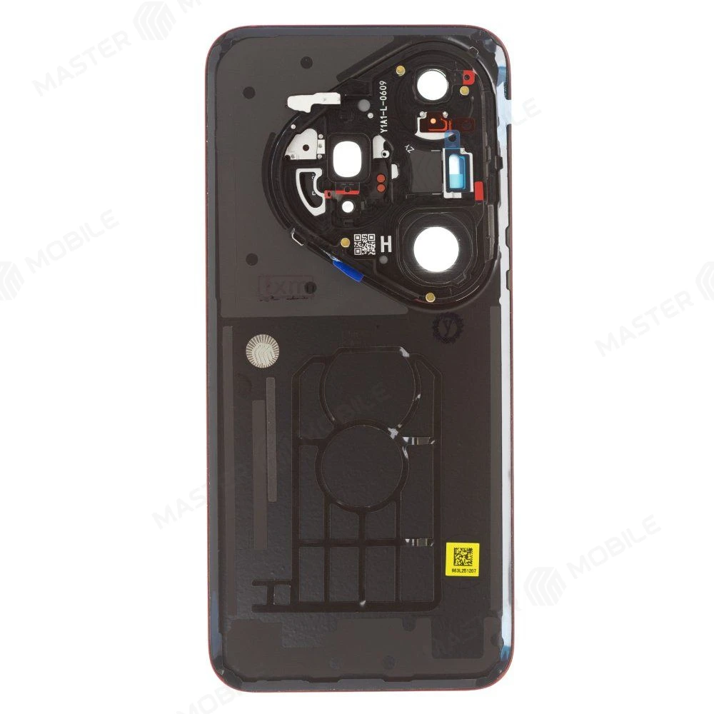 Задняя крышка для Huawei Pura 80 Pro (LMR-LX9) (красный) (в сборе со стеклом камеры) (ORIG100) фото №2