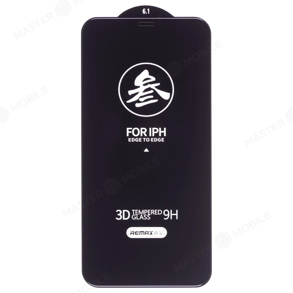 Защитное стекло Remax Medicine Glass GL-27 для Apple iPhone Xr / iPhone 11 (антишпион) (черный) фото №3