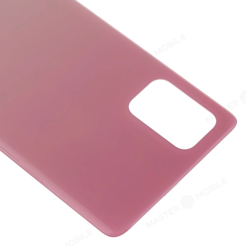 Задняя крышка для Samsung A715 Galaxy A71 (розовый) фото №3