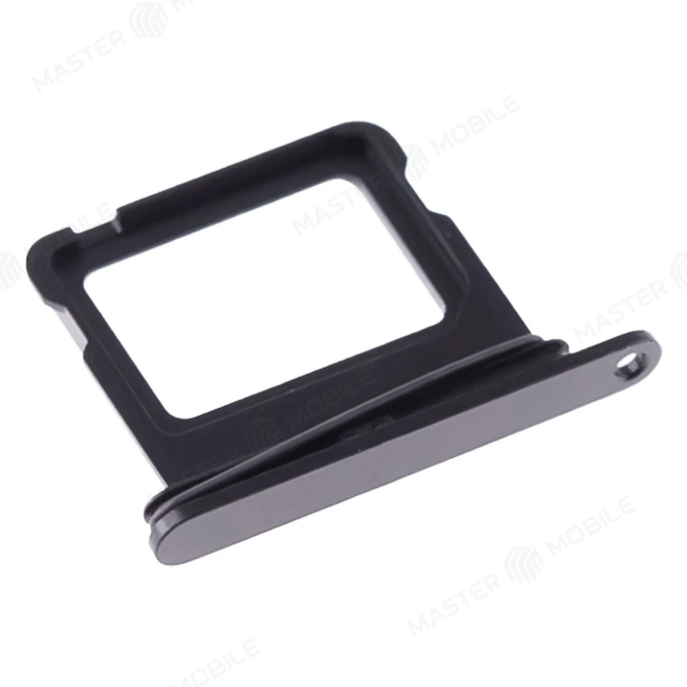 Держатель сим-карты для Apple iPhone 16 / iPhone 16 Plus (черный)  фото №3