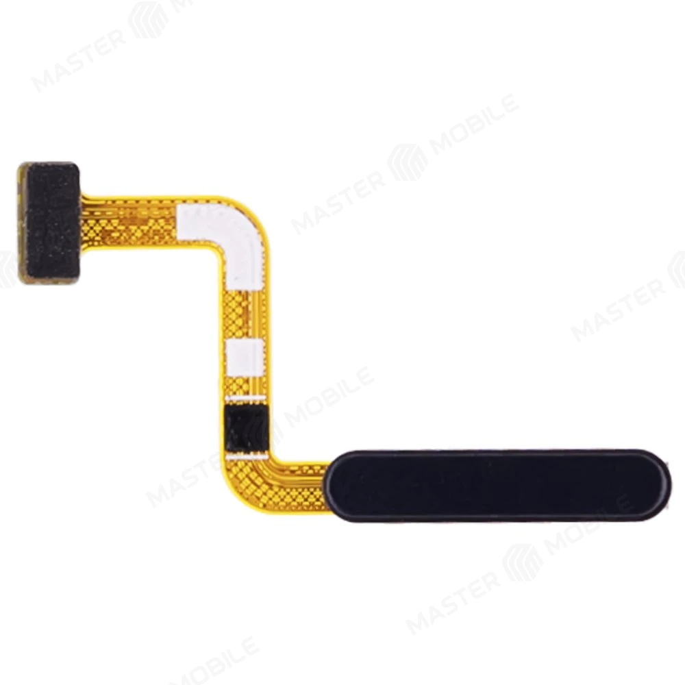 Шлейф для Samsung M225 Galaxy M22 / M325 Galaxy M32 / M526 Galaxy M52 5G с комп. + сканер отпечатка пальца (кнопка включения) (черный) фото №1