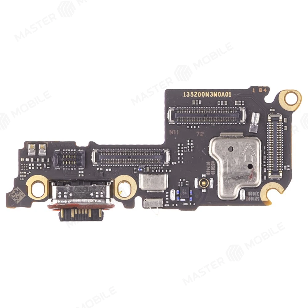 Нижняя плата для Xiaomi 13 (2211133G) с комп. + разъем зарядки + микрофон + разъем SIM (ORIG100)  фото №1