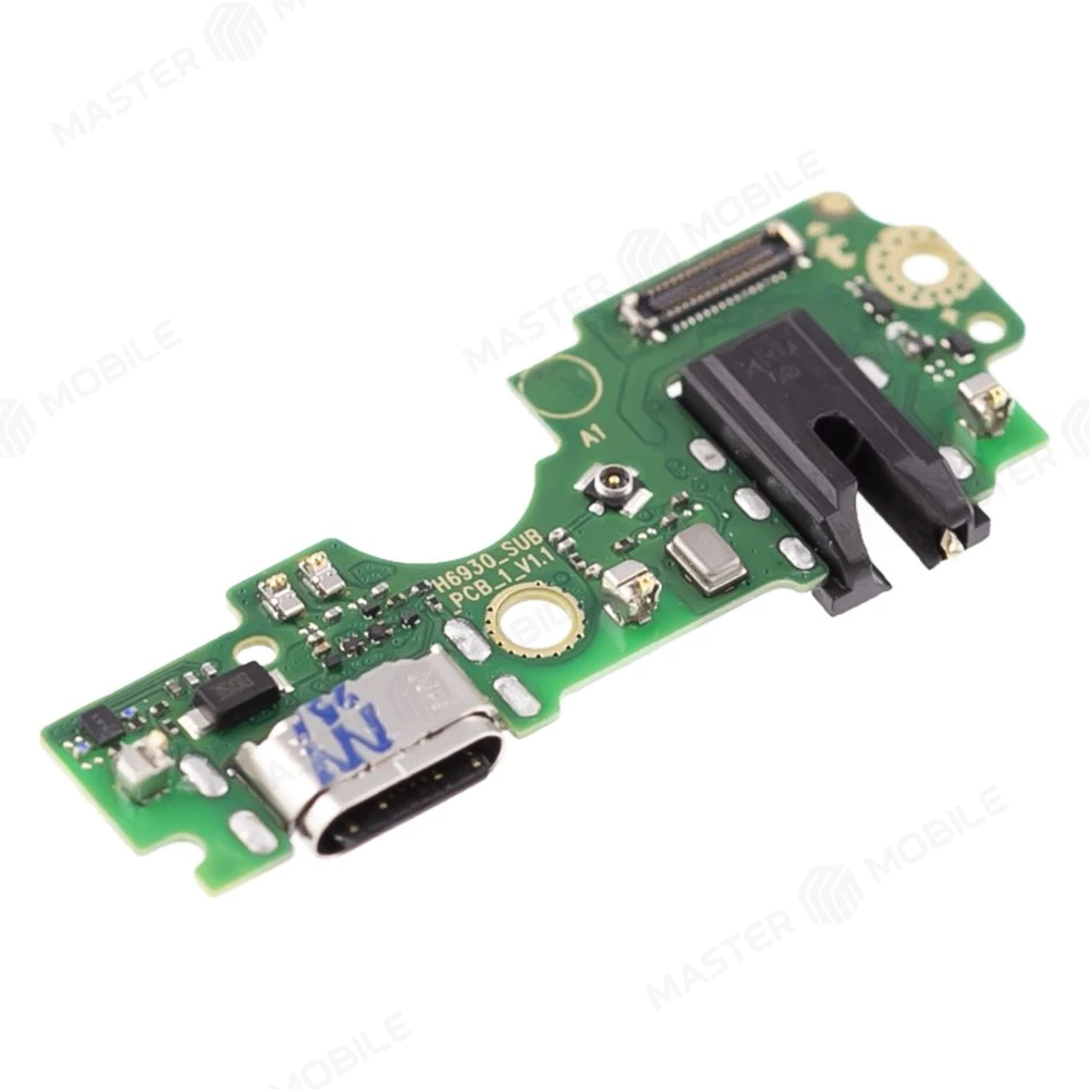 Нижняя плата для Tecno Pova Neo 2 (LG6n) / Pova Neo 3 (LH6n) / Pova 4 (LG7n) с комп. + разъем зарядки + микрофон (ORIG100)  фото №3