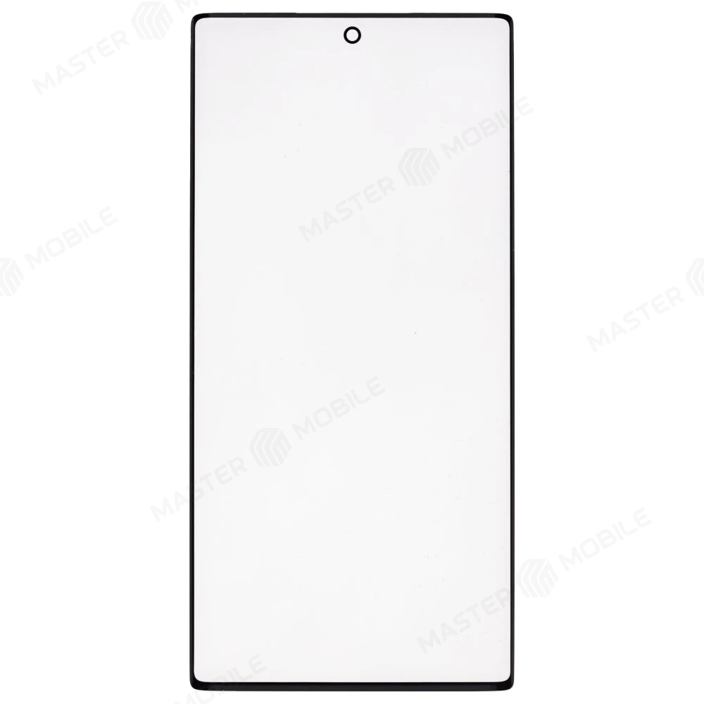 Стекло модуля для Samsung N975 Galaxy Note 10+ + OCA (черный)  фото №1