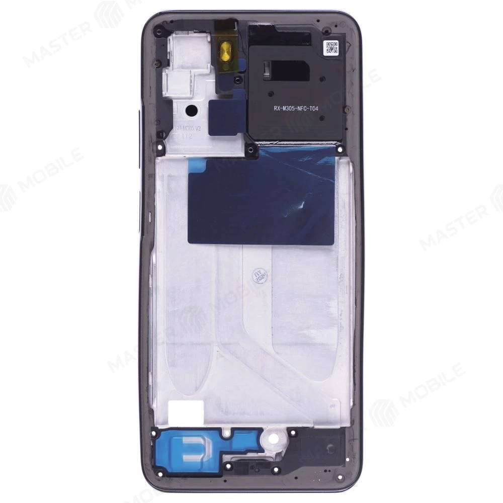 Рамка дисплея для Xiaomi Redmi Note 10 4G (M2101K7AG) / Redmi Note 10S (M2101K7BG) / Poco M5s (2207117BPG) (черный) фото №2