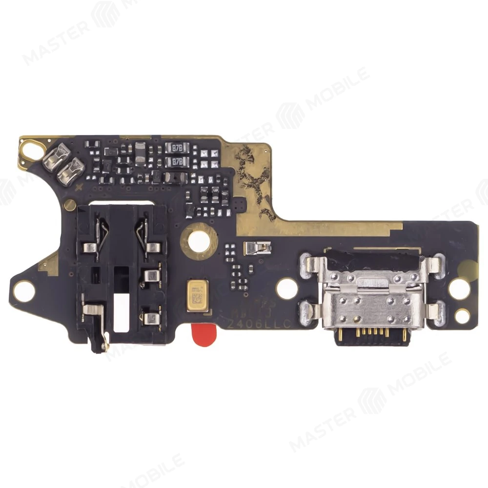 Нижняя плата для Xiaomi Redmi 9 (M2004J19G) с комп. + разъем зарядки + разъем гарнитуры + микрофон (ORIG100) фото №2