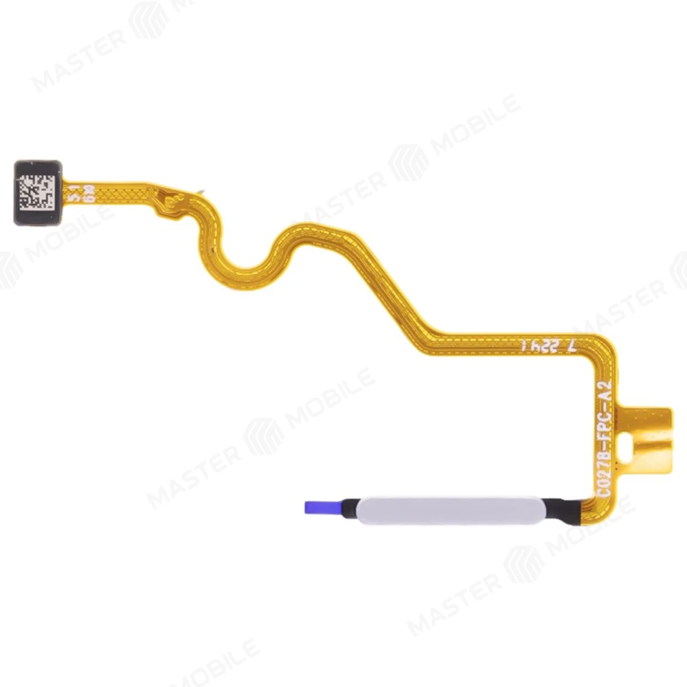 Шлейф для Tecno Spark 10 (KI5q) с комп. + сканер отпечатка пальца (белый)  фото №1