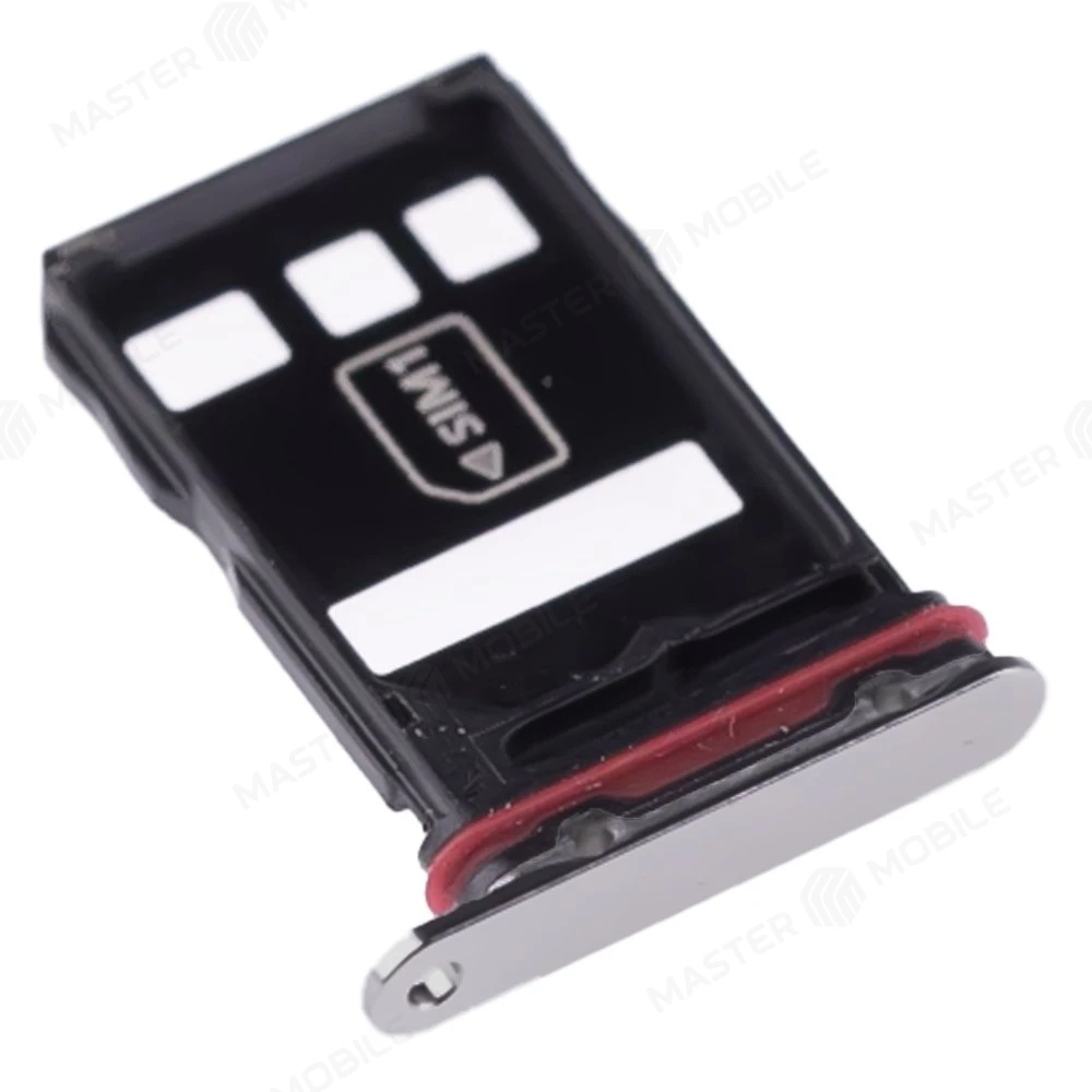 Держатель сим-карты для Huawei P50 (ABR-LX9) (серебристый) фото №3