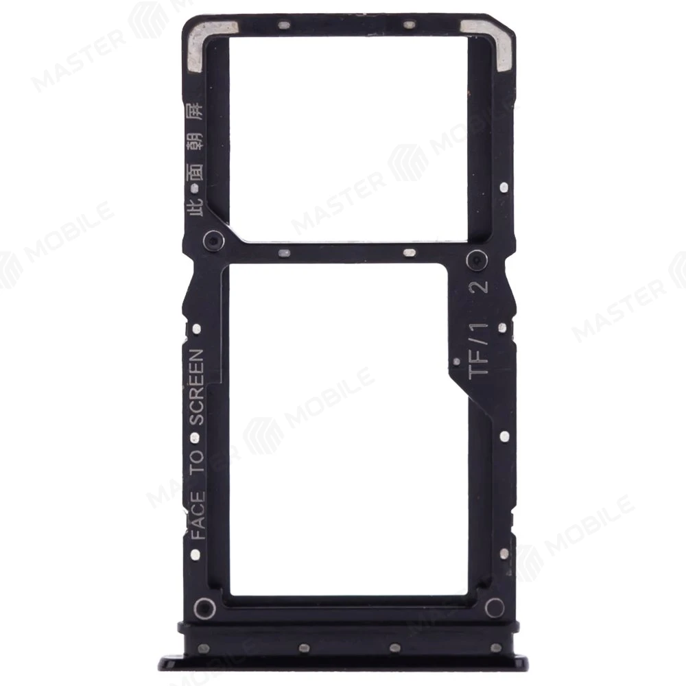 Держатель сим-карты для Xiaomi Redmi Note 7 (M1901F7G) / Redmi Note 7 Pro (черный)  фото №1