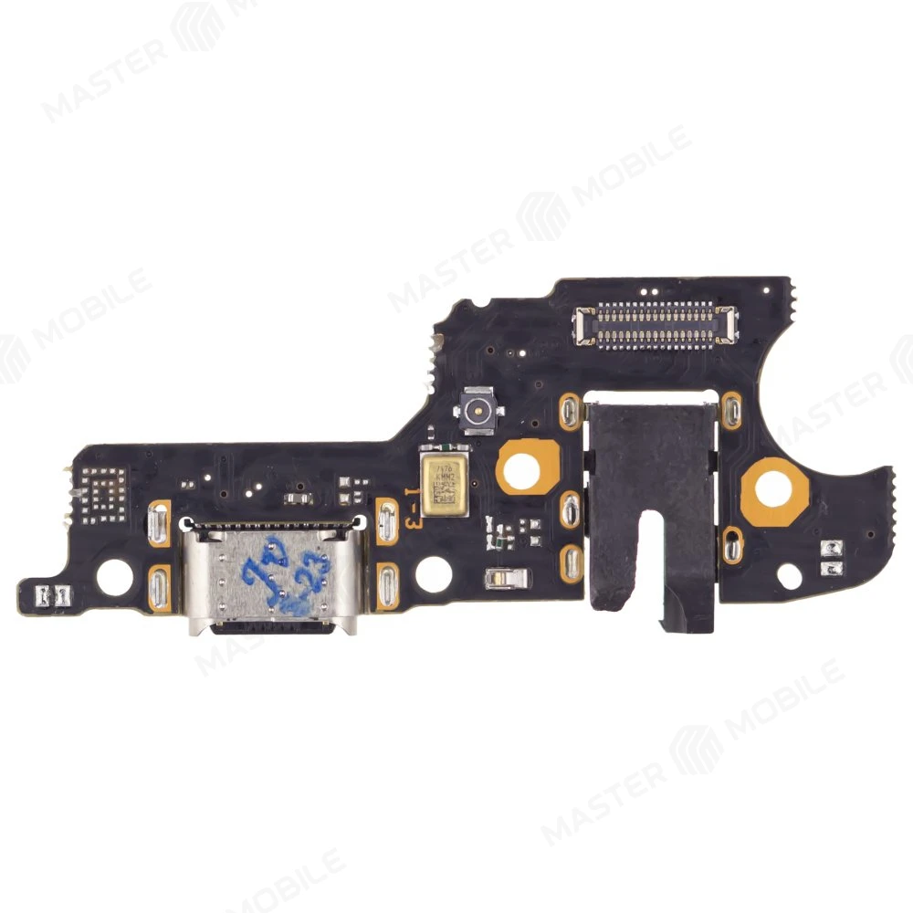 Нижняя плата для Realme 6i (RMX2040) с комп. + разъем зарядки + разъем гарнитуры + микрофон  фото №1