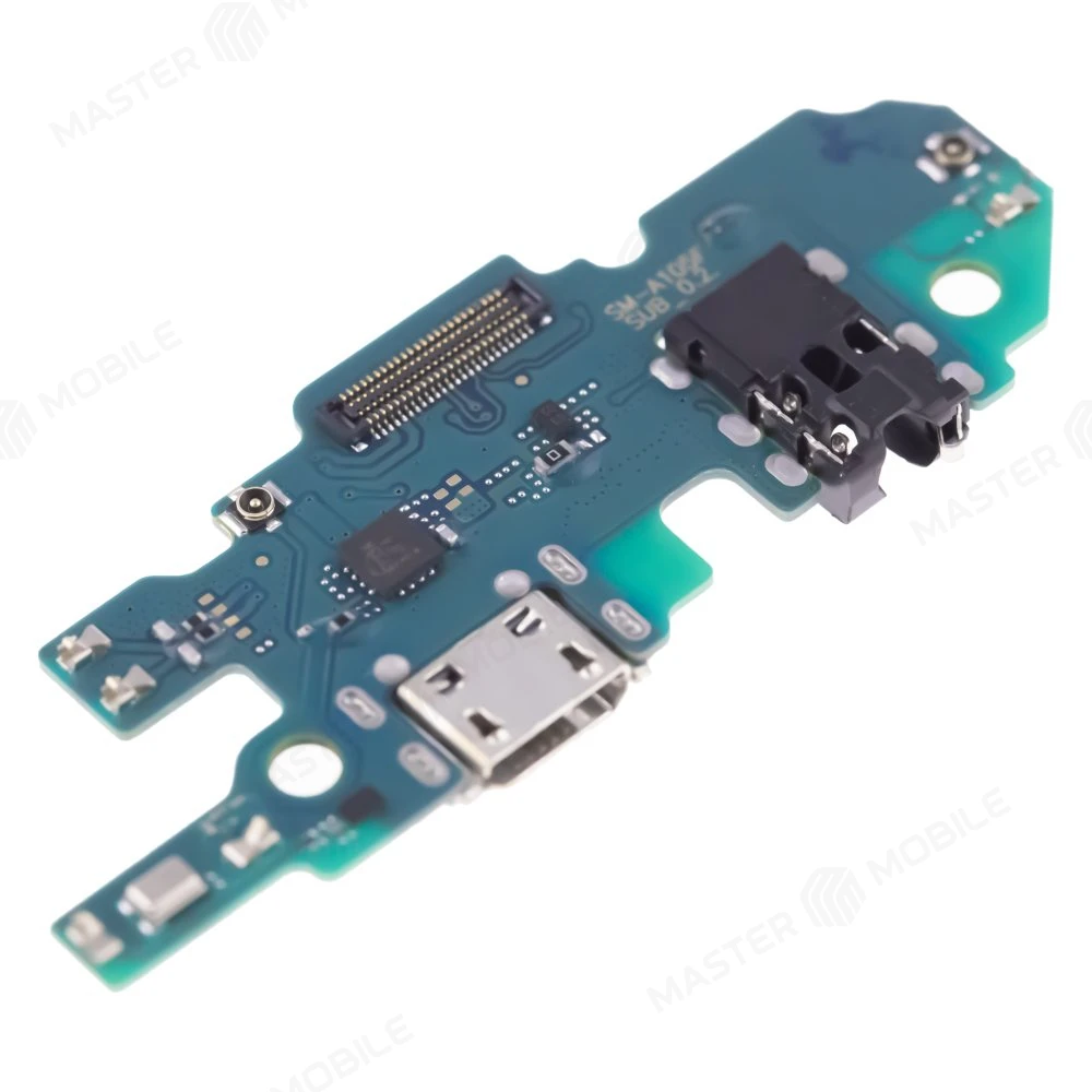 Нижняя плата для Samsung A105 Galaxy A10 с комп. + разъем зарядки + разъем гарнитуры + микрофон  фото №3