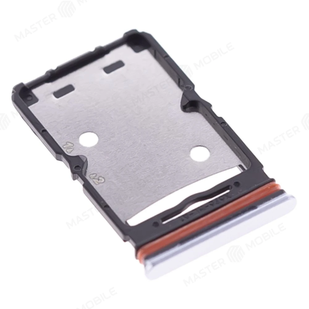 Держатель сим-карты для Infinix Note 12 2023 (X676C) / Note 12 Pro (X676B) (серебристый) фото №3