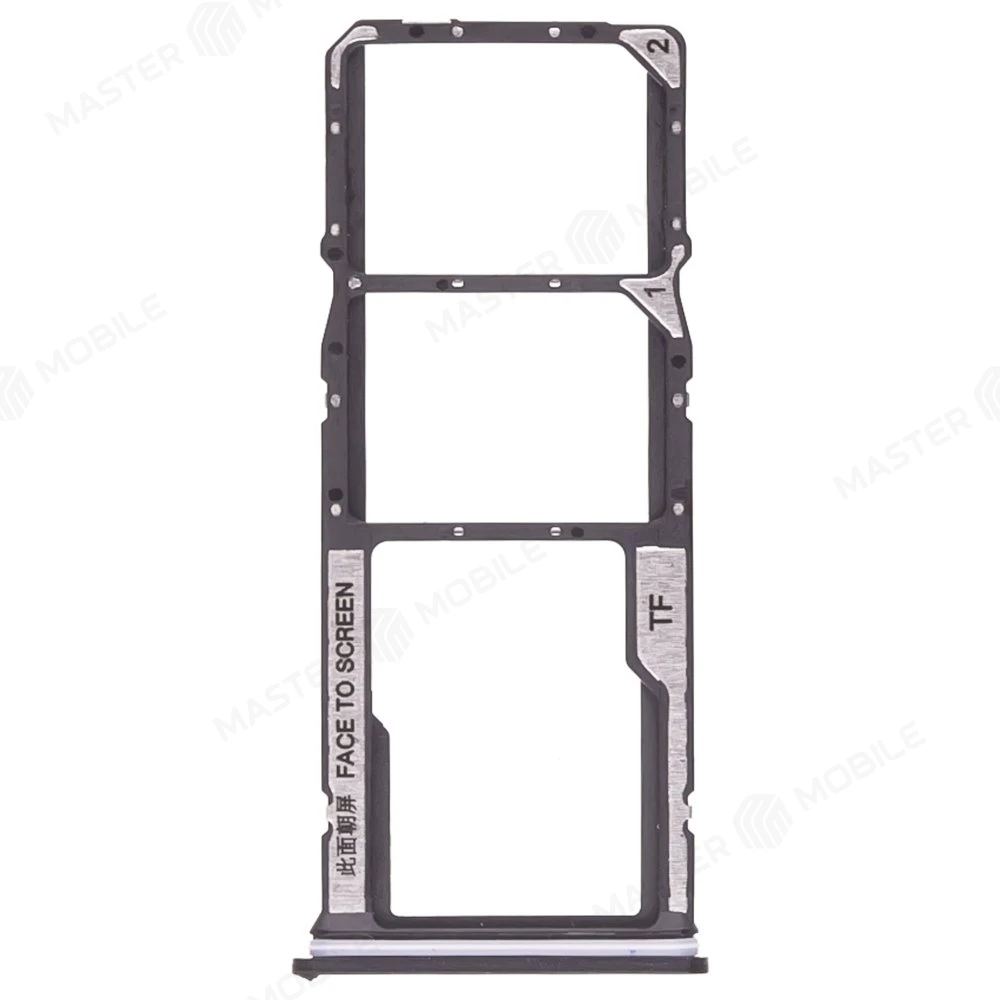 Держатель сим-карты для Xiaomi Redmi A3 (23129RN51X) (черный) фото №1