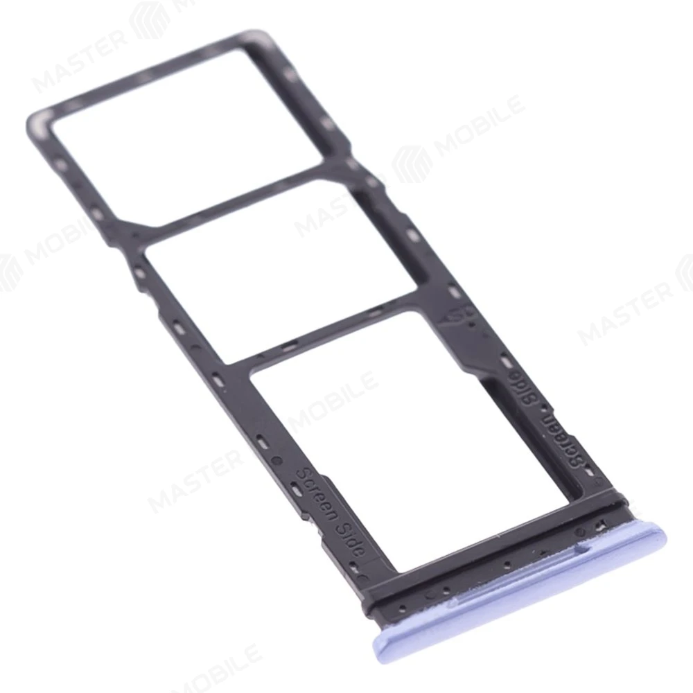 Держатель сим-карты для Infinix Hot 12i (X665B) (синий) фото №3