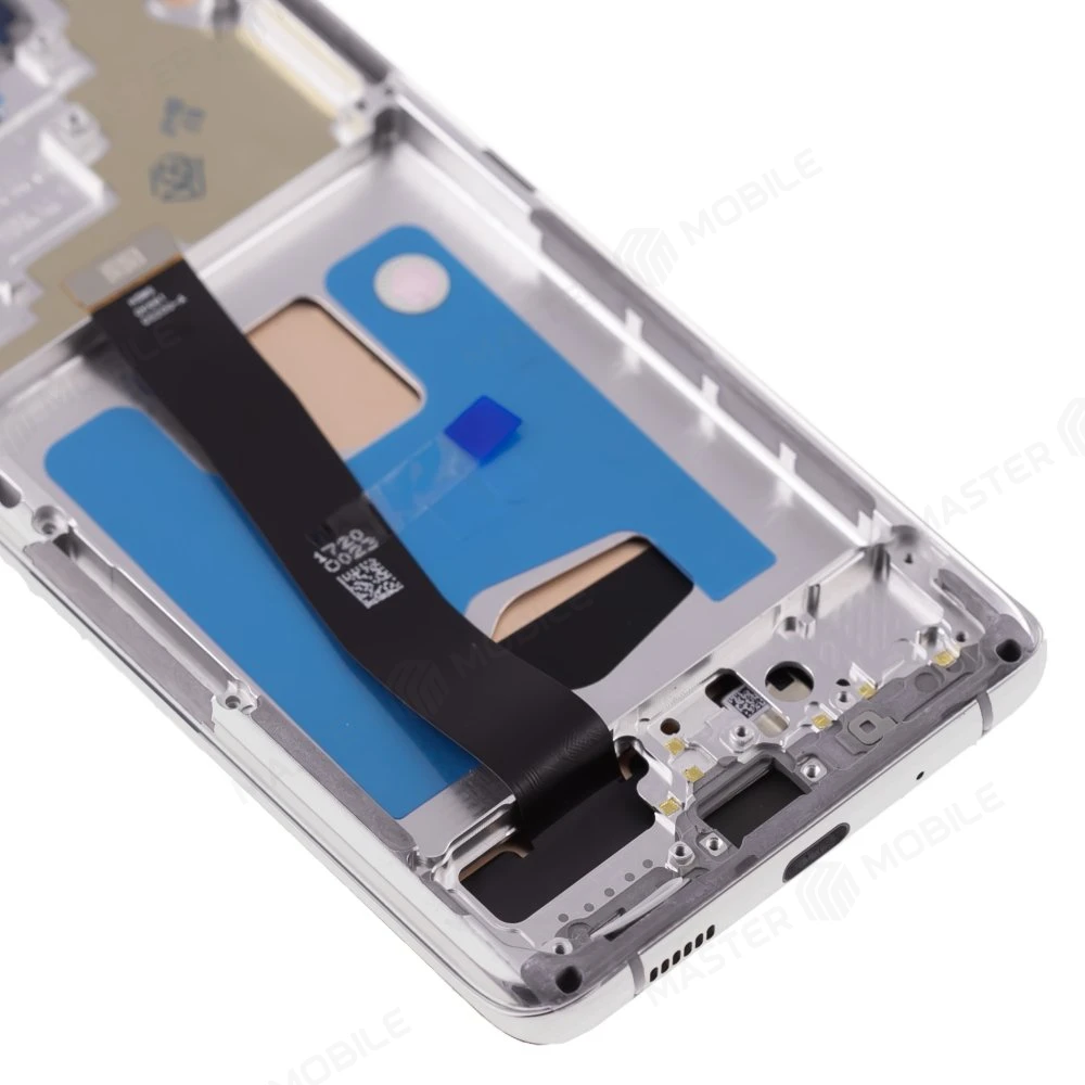 Дисплей для Samsung G988 Galaxy S20 Ultra + тачскрин (серебристый) (в рамке) (OLED) (Full Size) фото №4