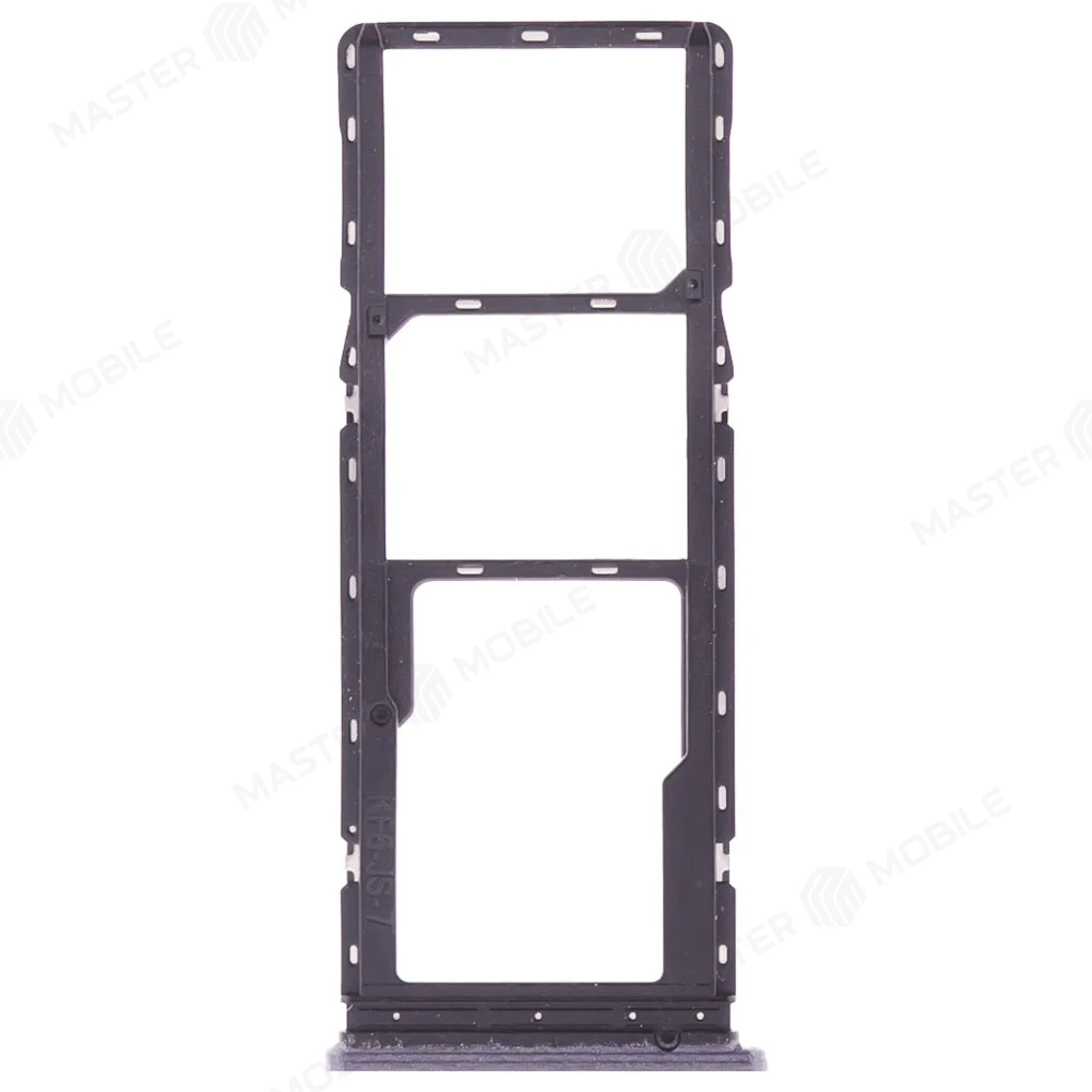 Держатель сим-карты для Tecno Spark 7 (KF6N) (черный) фото №2