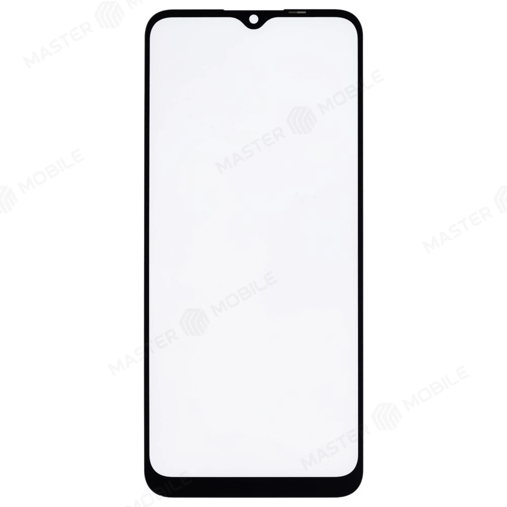 Стекло модуля для Realme C20 (RMX3063) / C21 (RMX3201) / C11 2021 (RMX3231) / Narzo 50i (RMX3235) + OCA (черный)  фото №1