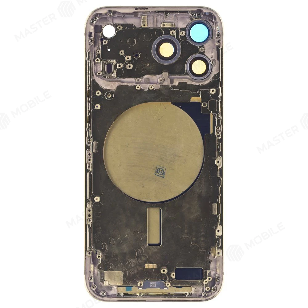 Корпус для Apple iPhone 17 Pro Max (SIM + eSIM) (золотистый) (Premium) (24K GOLD) фото №2