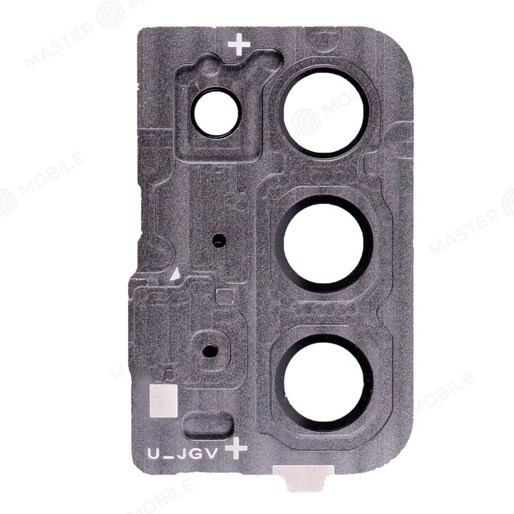 Стекло задней камеры для Samsung N980 Galaxy Note 20 / N981 Galaxy Note 20 5G (черный) (в рамке) фото №2