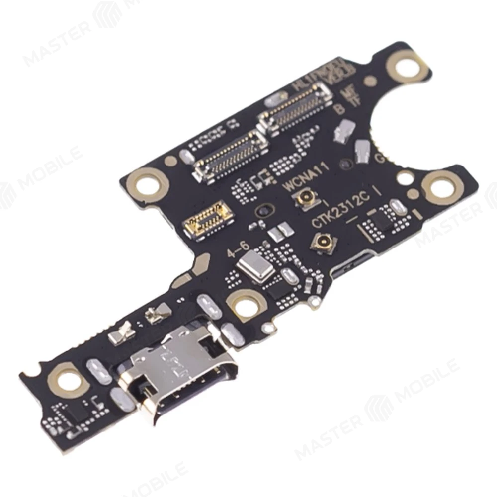 Нижняя плата для Huawei Nova 11 (FOA-LX9) / Nova 12S (FOA-LX9) с комп. + разъем зарядки + микрофон + разъем SIM фото №3