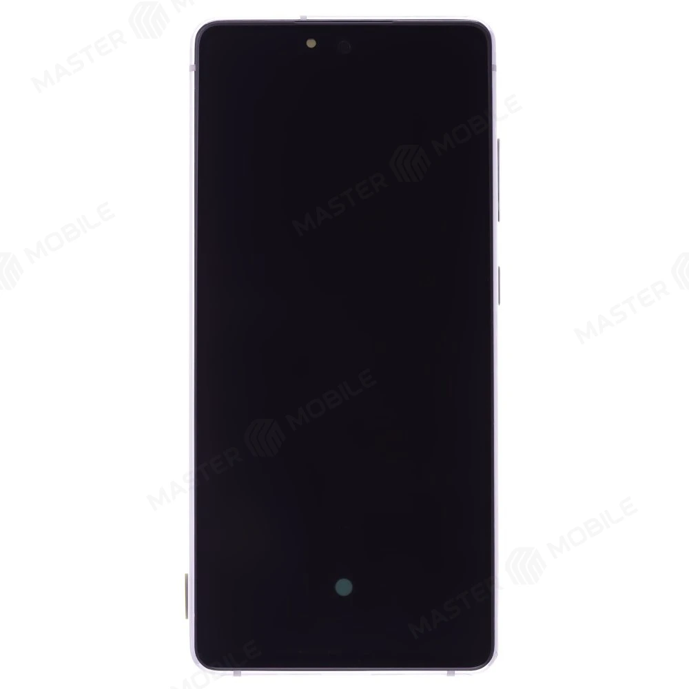 Дисплей для Samsung G780 Galaxy S20 FE + тачскрин (серебристый) (в рамке) (ORIG100) (возможен дефект ЛКП) фото №1