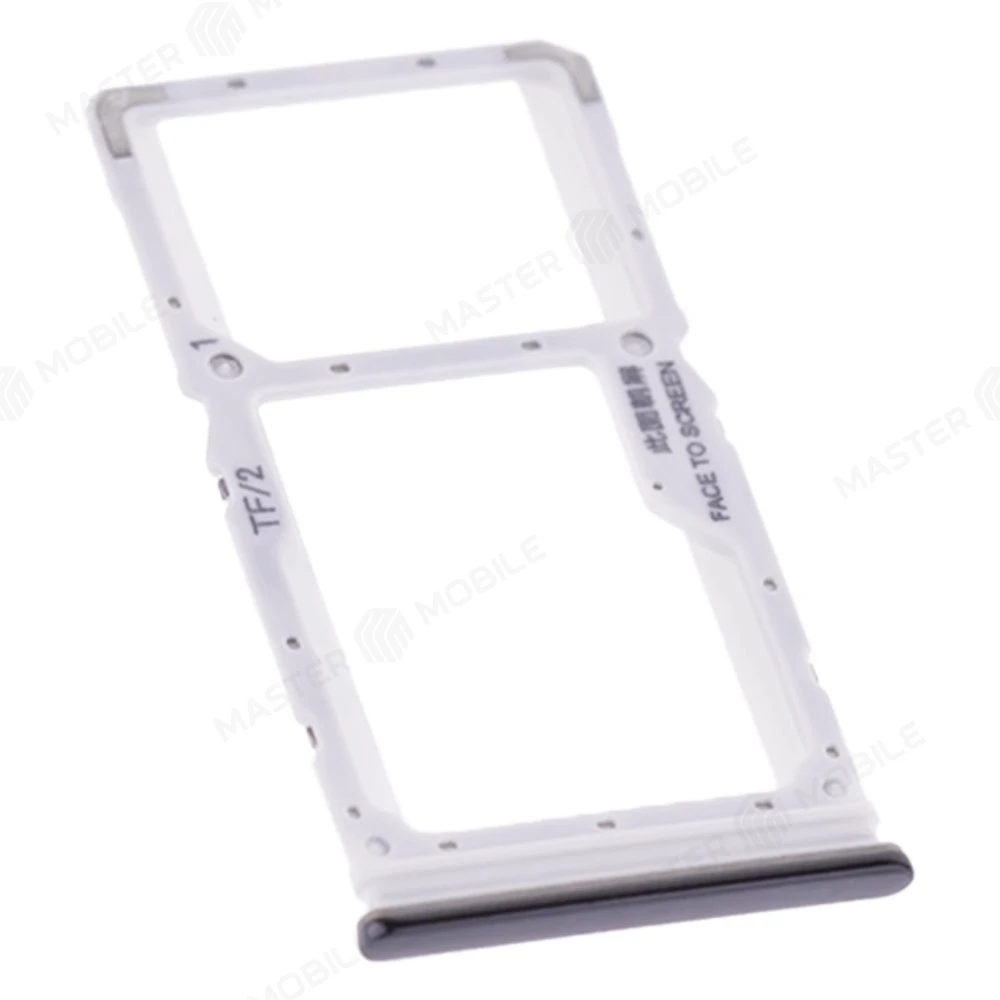 Держатель сим-карты для Xiaomi Redmi Note 8 Pro (M1906G7G) (черный)  фото №3