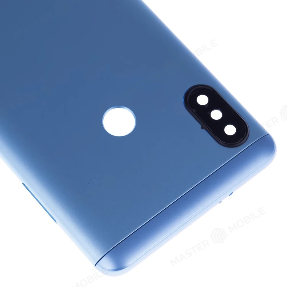 Задняя крышка для Xiaomi Redmi Note 5 (синий) (в сборе со стеклом камеры) фото №3