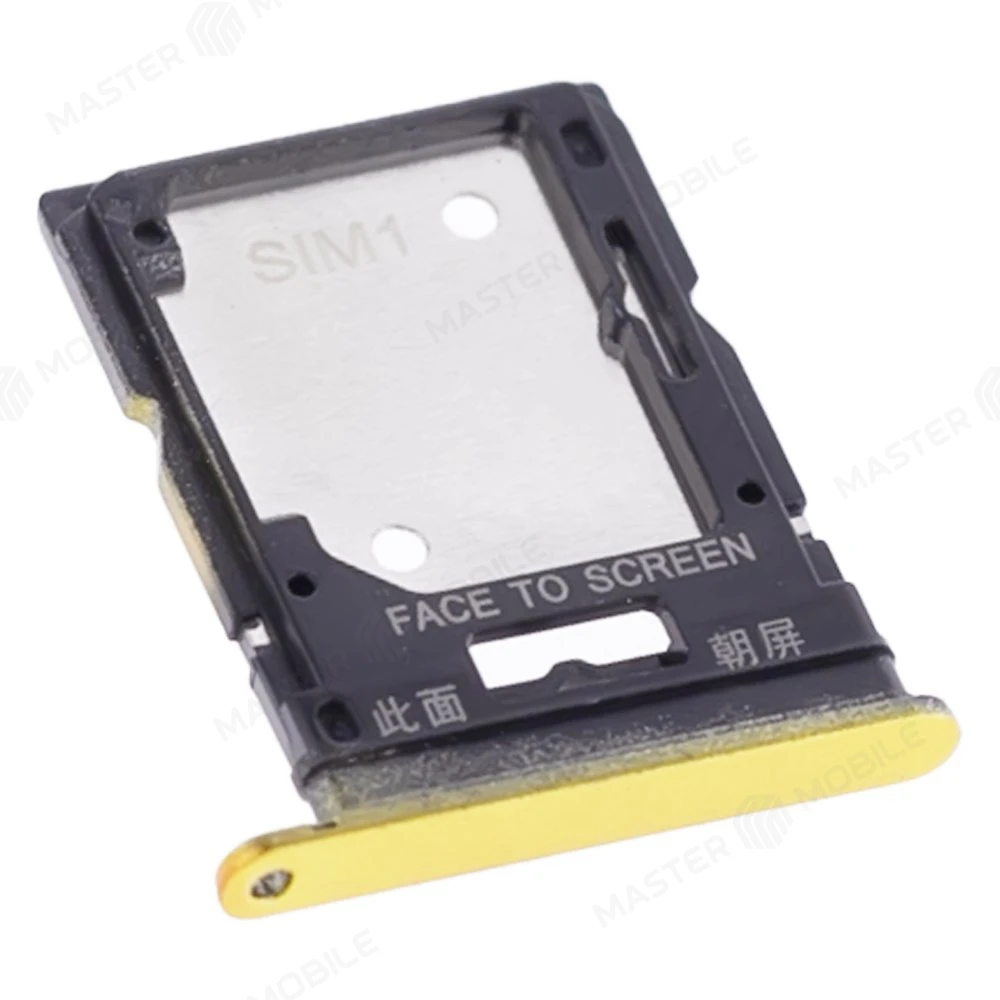 Держатель сим-карты для Xiaomi Poco X4 Pro 5G (2201116PG) (желтый) фото №3