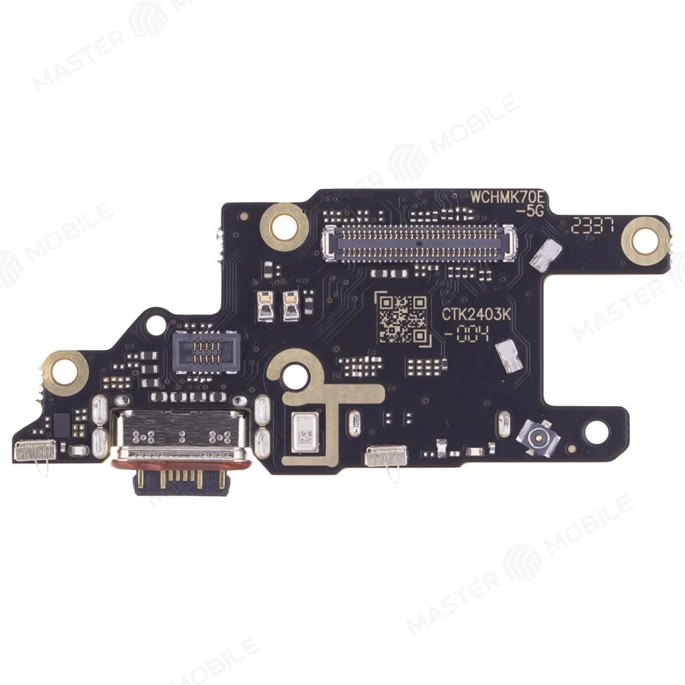 Нижняя плата для Xiaomi Poco X6 Pro (2311DRK48G) с комп. + разъем зарядки + микрофон фото №1