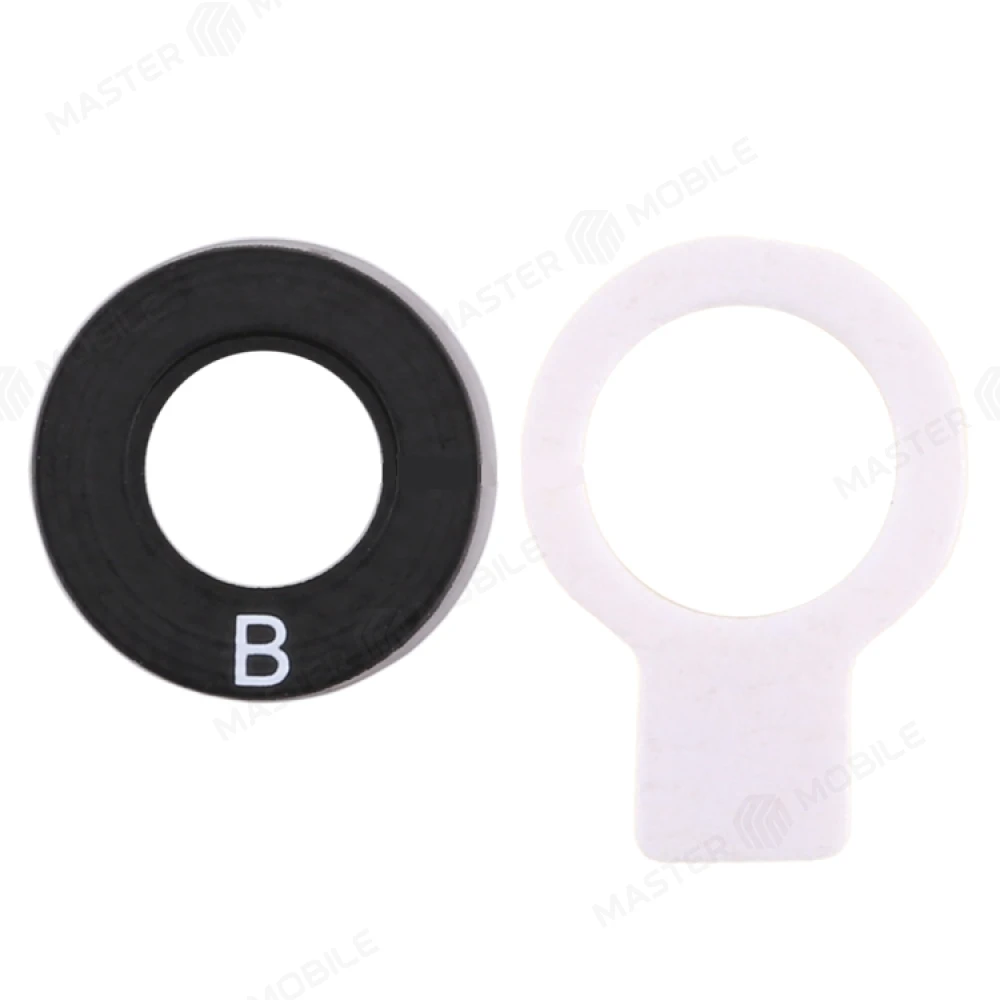 Стекло задней камеры для Huawei Honor View 10 (BKL-L09) (без рамки) (черный) 