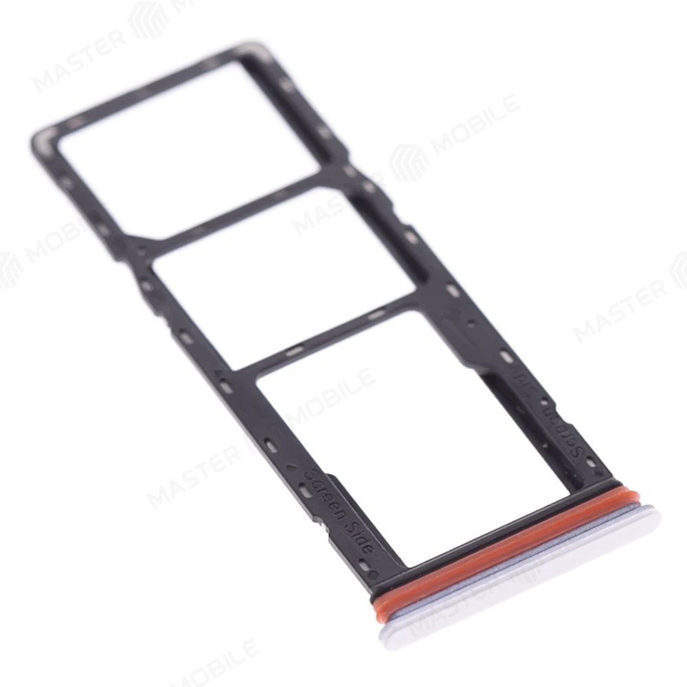 Держатель сим-карты для Infinix Smart 7 (X6515) (белый) фото №3