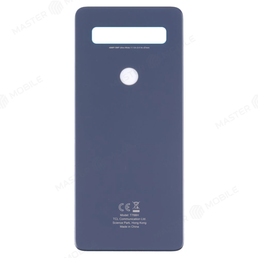 Задняя крышка для TCL 10 SE (T766H) (синий) фото №1
