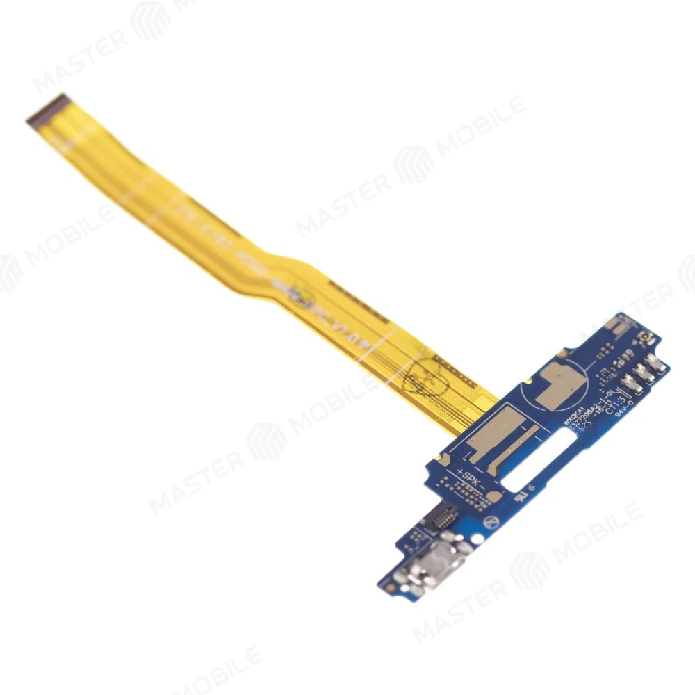 Нижняя плата для ZTE Blade A610 с комп. + разъем зарядки + микрофон + вибро  фото №3