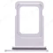 Держатель сим-карты для Apple iPhone Xr (серебристый) фото №1