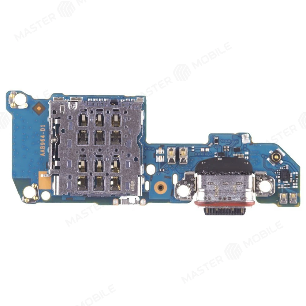 Нижняя плата для Realme 14 (RMX5070) с комп. + разъем зарядки + микрофон + разъем SIM (ORIG100)  фото №2