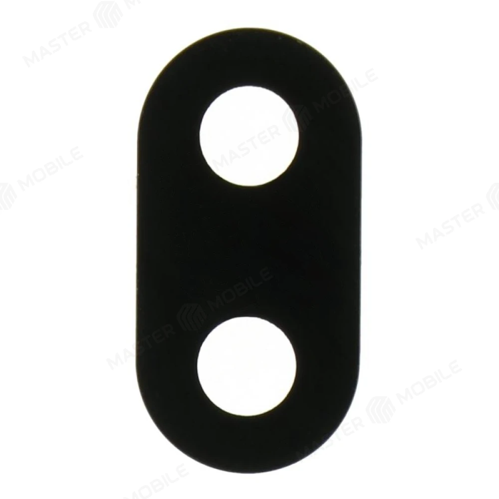 Стекло задней камеры для Samsung A013 Galaxy A01 Core / A107 Galaxy A10s (без рамки) (черный) 